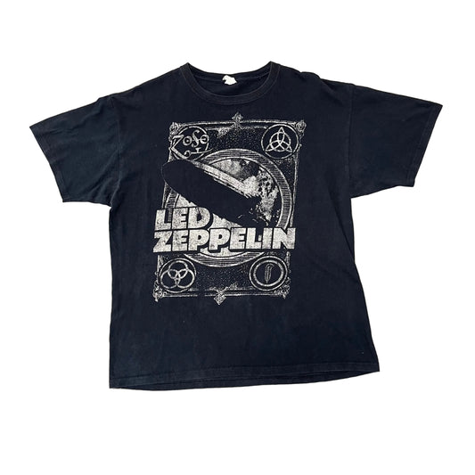 Vintage Y2K Led Zeppelin Band T Shirt Size Large