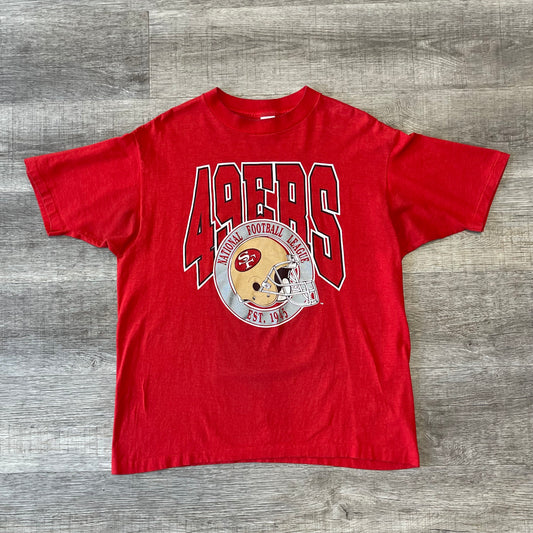 Vintage 1990s San Francisco 49ers Trench Shirt Size XL