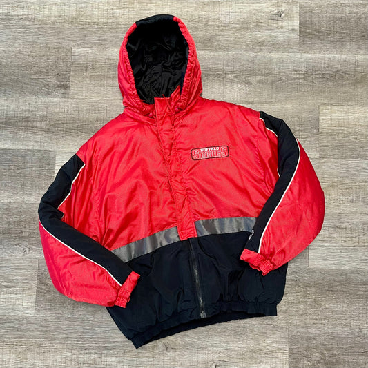 Vintage 1990s NHL Buffalo Sabres Starter Winter Jacket Size Large
