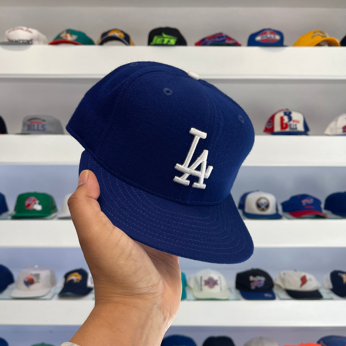 Vintage 1990s MLB Los Angeles Dodgers Wool Fitted Size 7 3/8