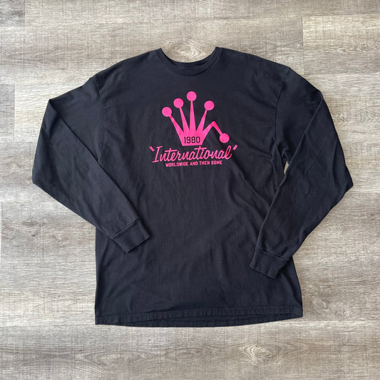 Stussy Crew Crown Long Sleeve Shirt Size XXL