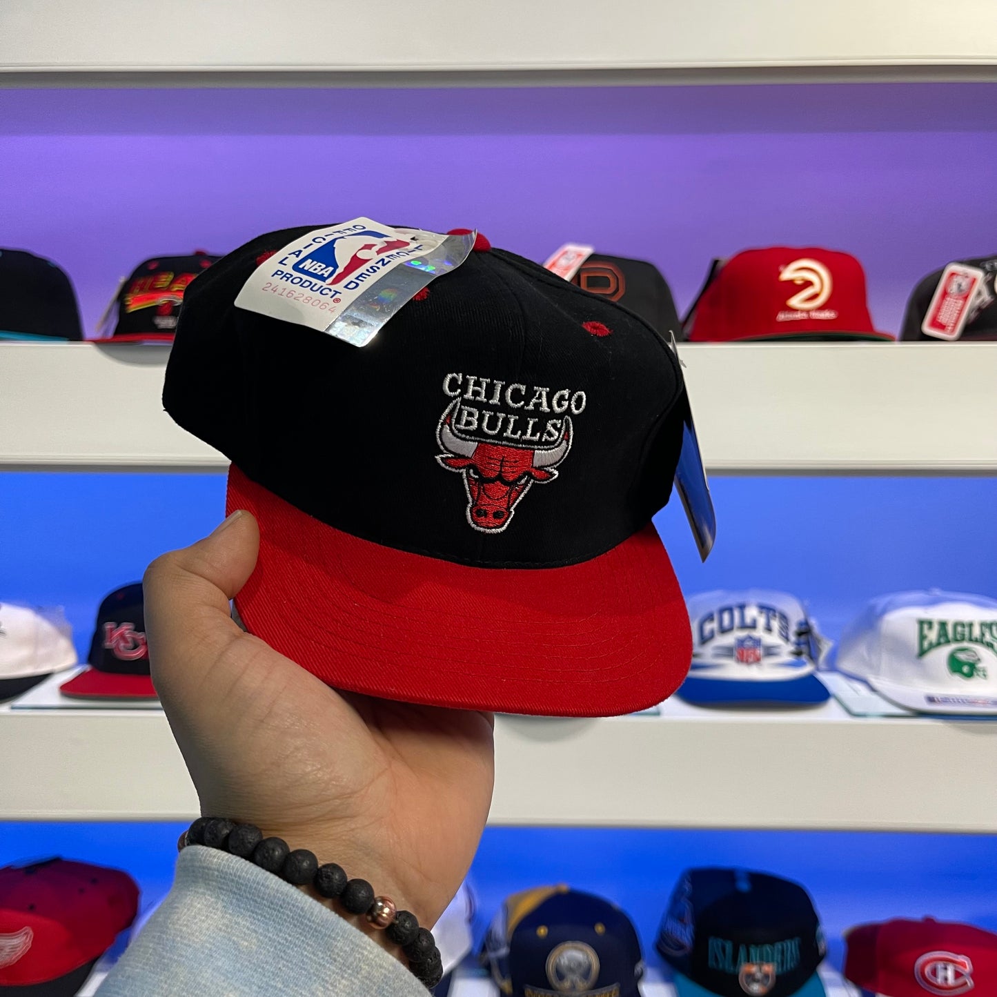 Vintage NBA 1990s Chicago Bulls Youth G Cap Snap Back New with Tags