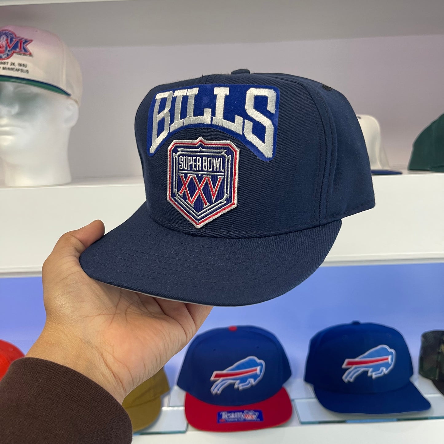 1991 Buffalo Bills Vs New York Giants Super Bowl XXV Wool Snap Back