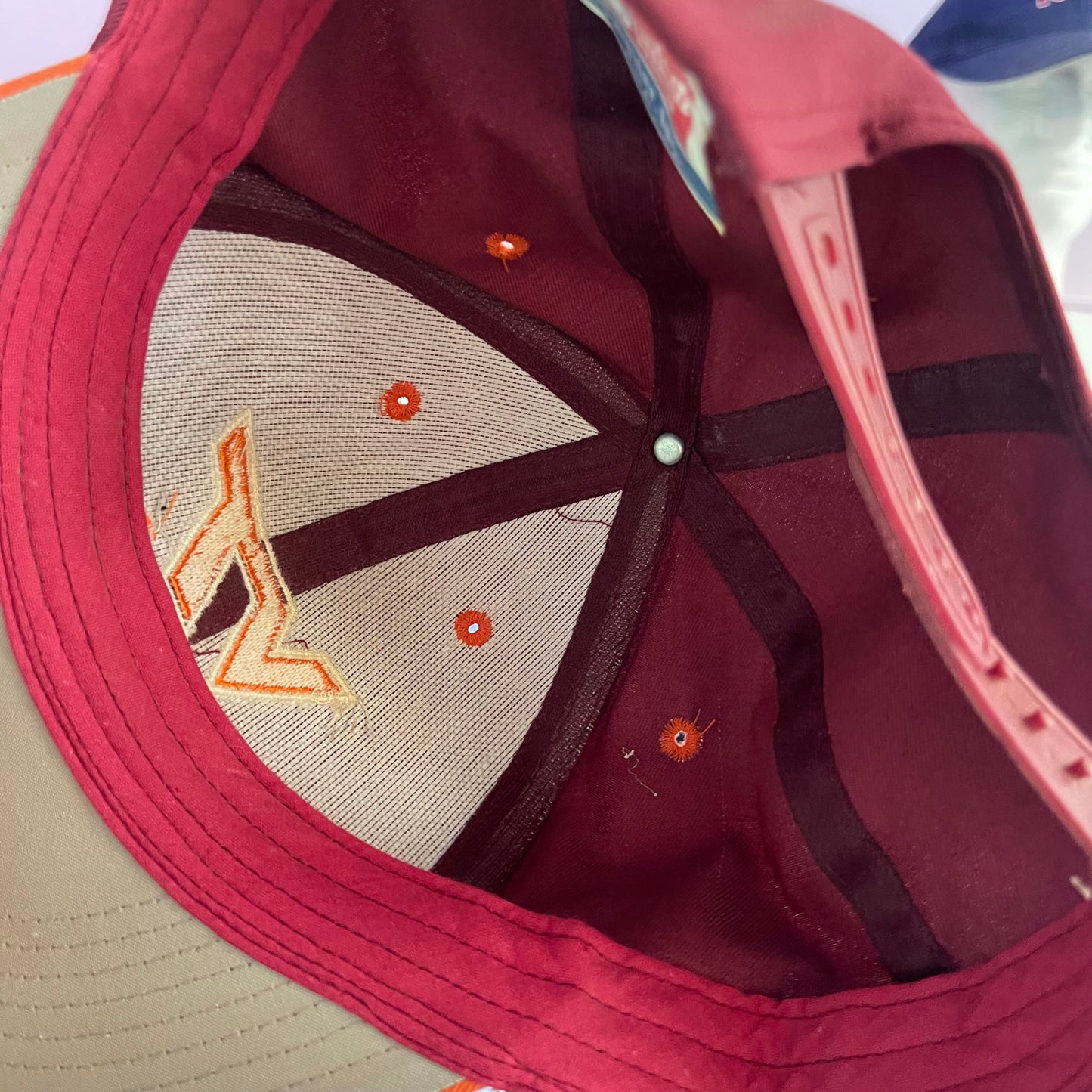 Vintage Virginia Tech Twill Snap Back