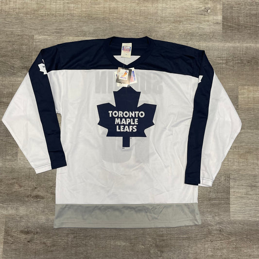 Vintage NHL Toronto Maple Leafs Off The Bench Jersey Medium New with Tags