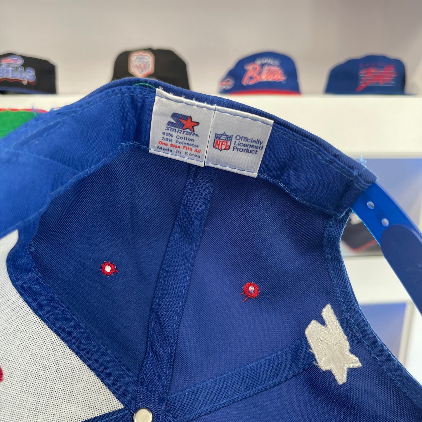 Vintage 1992 NFL Buffalo Bills Super Bowl XXVI Starter Twill Snap Back