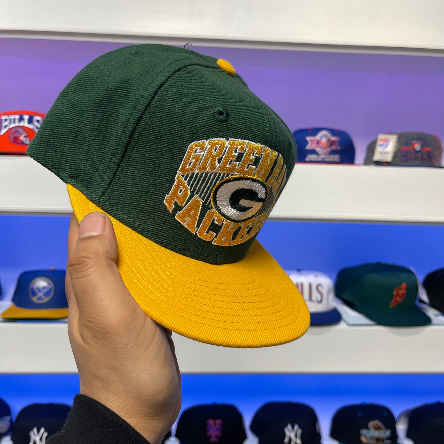 Vintage Green Bay Packers Reebok Snap Back Dead Stock New