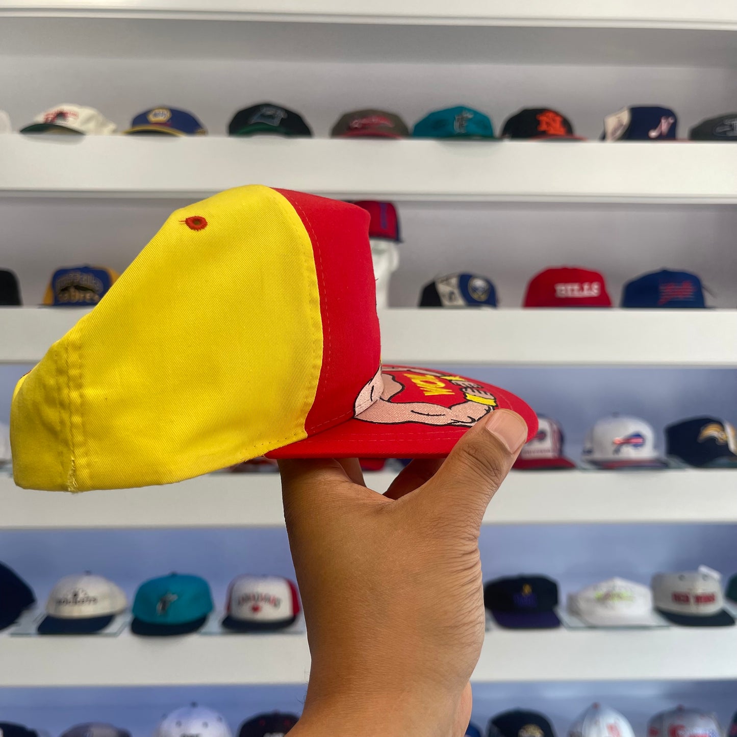 Vintage 1990s Hulk Hogan WCW Twill Snap Back