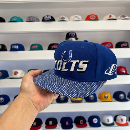 Vintage 1990s NFL Indiana Colts Logo Athletic Velcro Hat