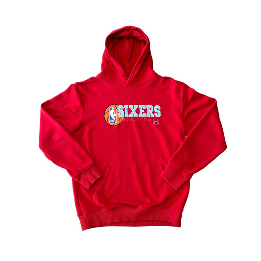 Vintage NBA Philadelphia Sixers Champion Hoodie Size XL