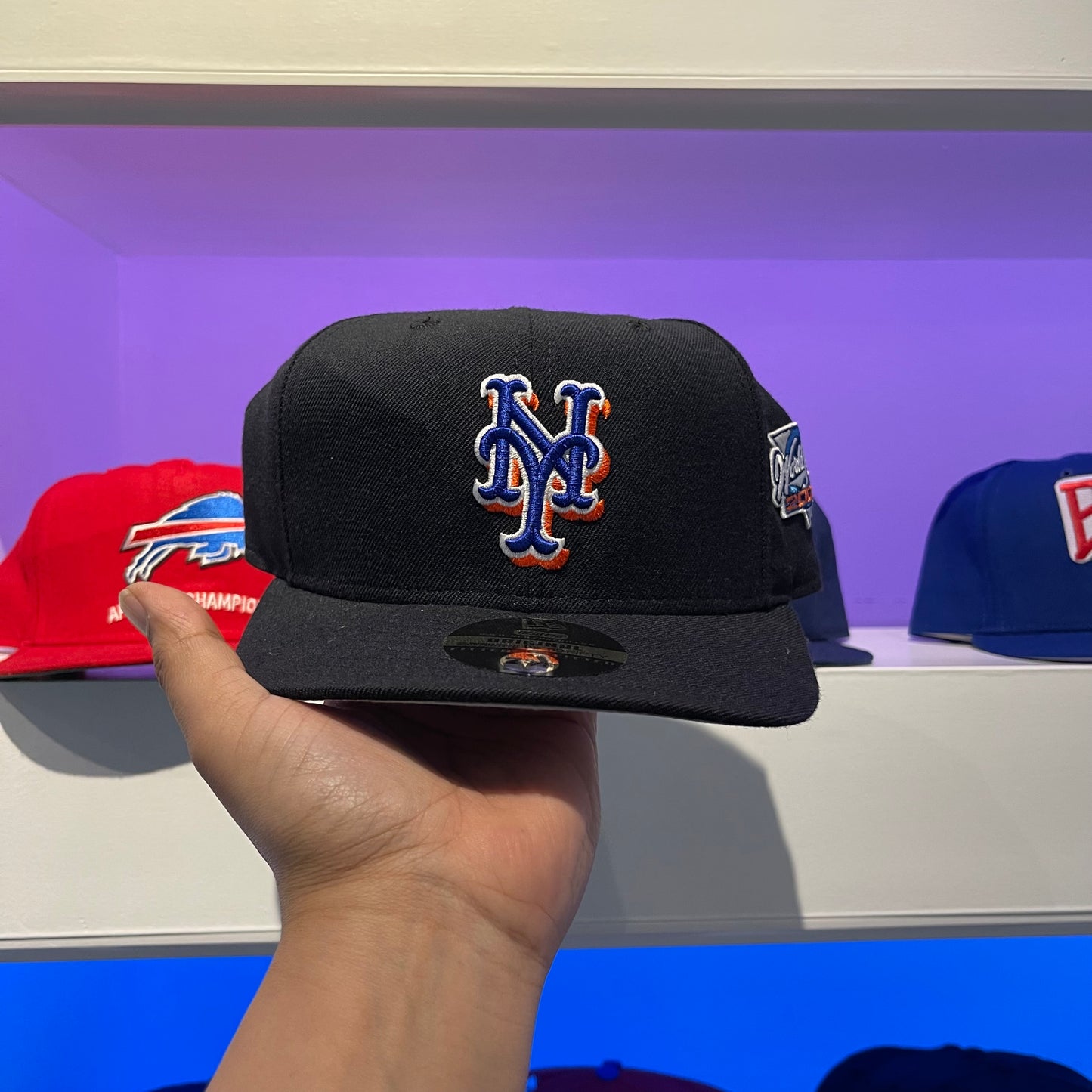 Vintage 2000s MLB New York Mets World Series New Era Wool Fitted 59fifty 7 5/8