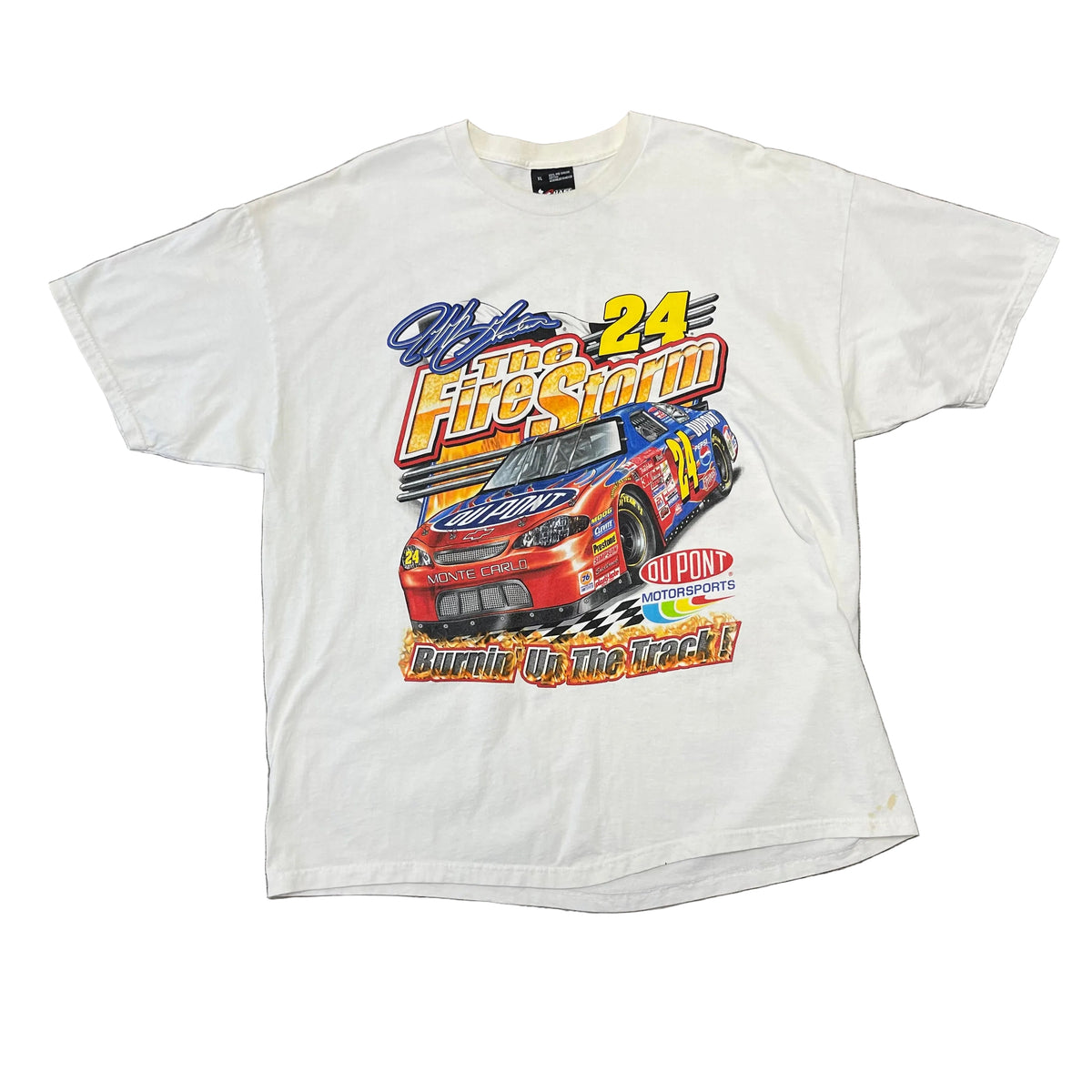 Jeff Gordon The Fire Storm NASCAR Shirt Size XL