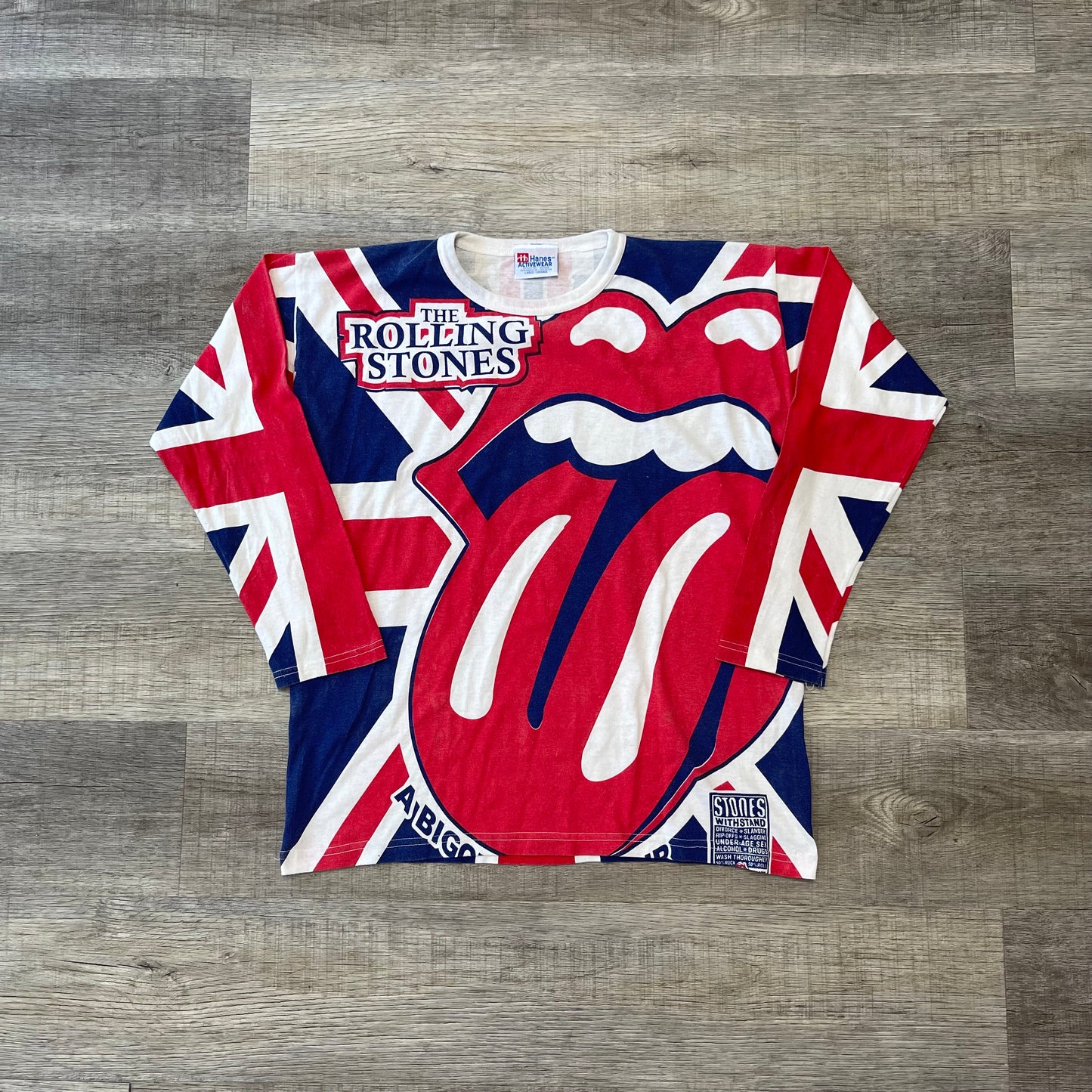 Vintage 2006 Rolling Stones AOP Band T Shirt Size Large