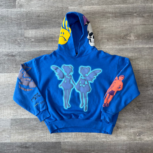 Drake FATD Blue Hoodie Size XL Blue For All The Dogs Big As The What Tour Merch Size Large