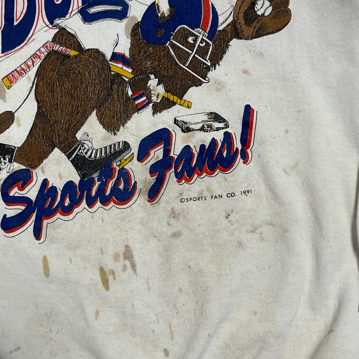 1991 Buffalo Bills Sweatshirt Size XL