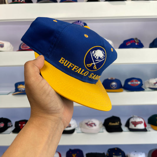 Vintage 1990s NHL Buffalo Sabres Twill Snap Back