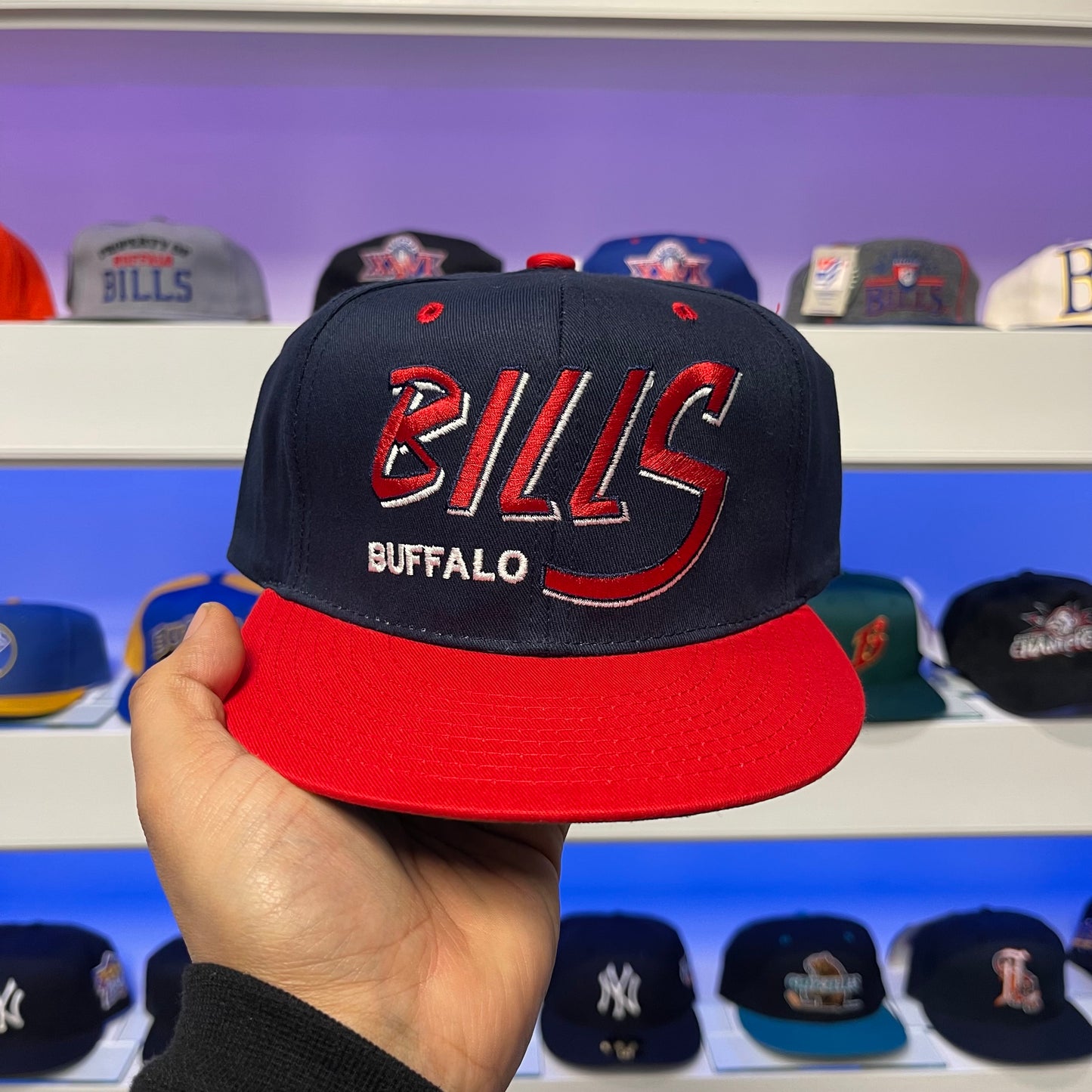 Vintage Buffalo Bills Youth Size Snap Back Dead Stock New