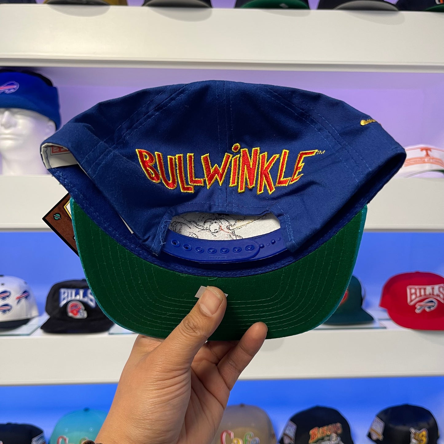 Vintage 1990s Bullwinkle American Needle Twill Snap Back New with Tags