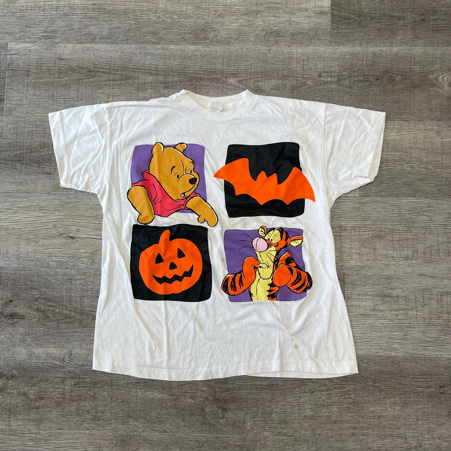 Vintage 90s Winnie The Pooh Tigger Halloween T Shirt Large