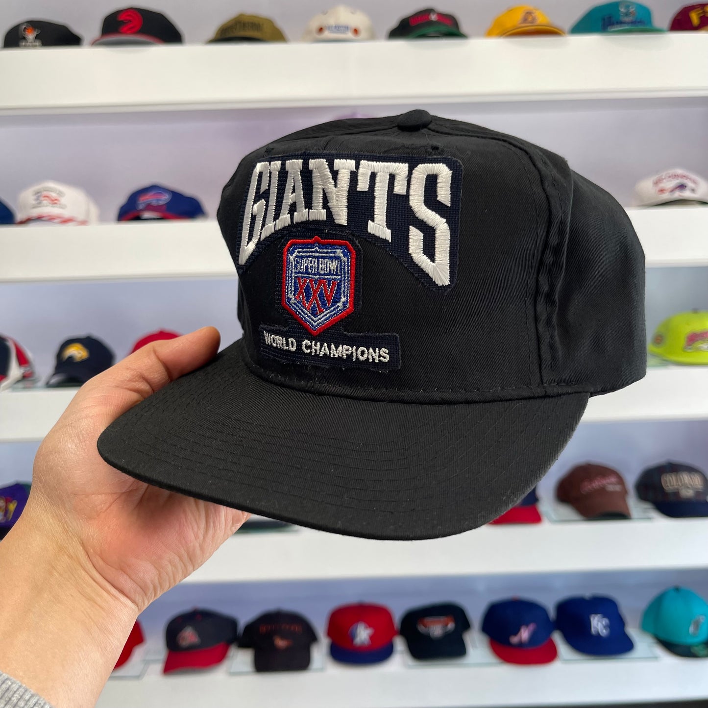 Vintage 1991 New York Giants Super Bowl XXV Snap Back New