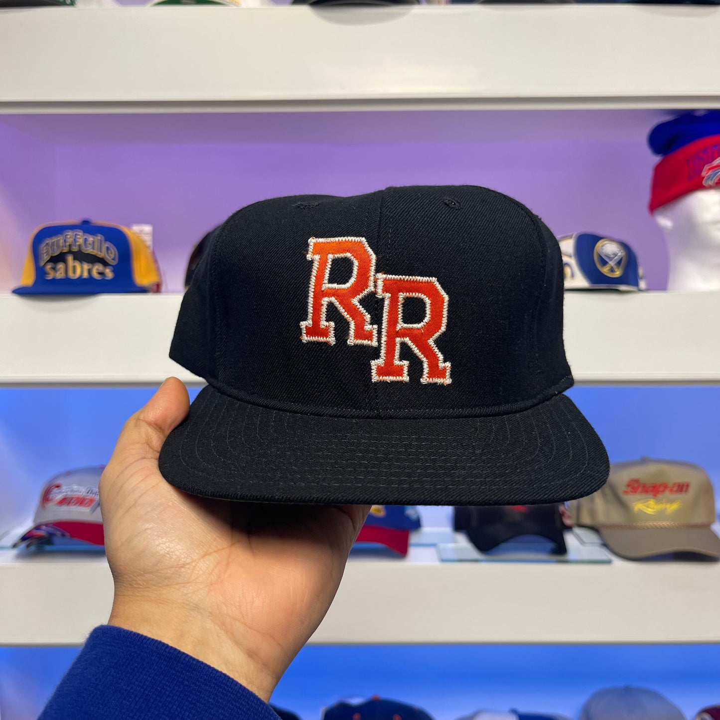 Vintage RR New Era Wool Snap Back