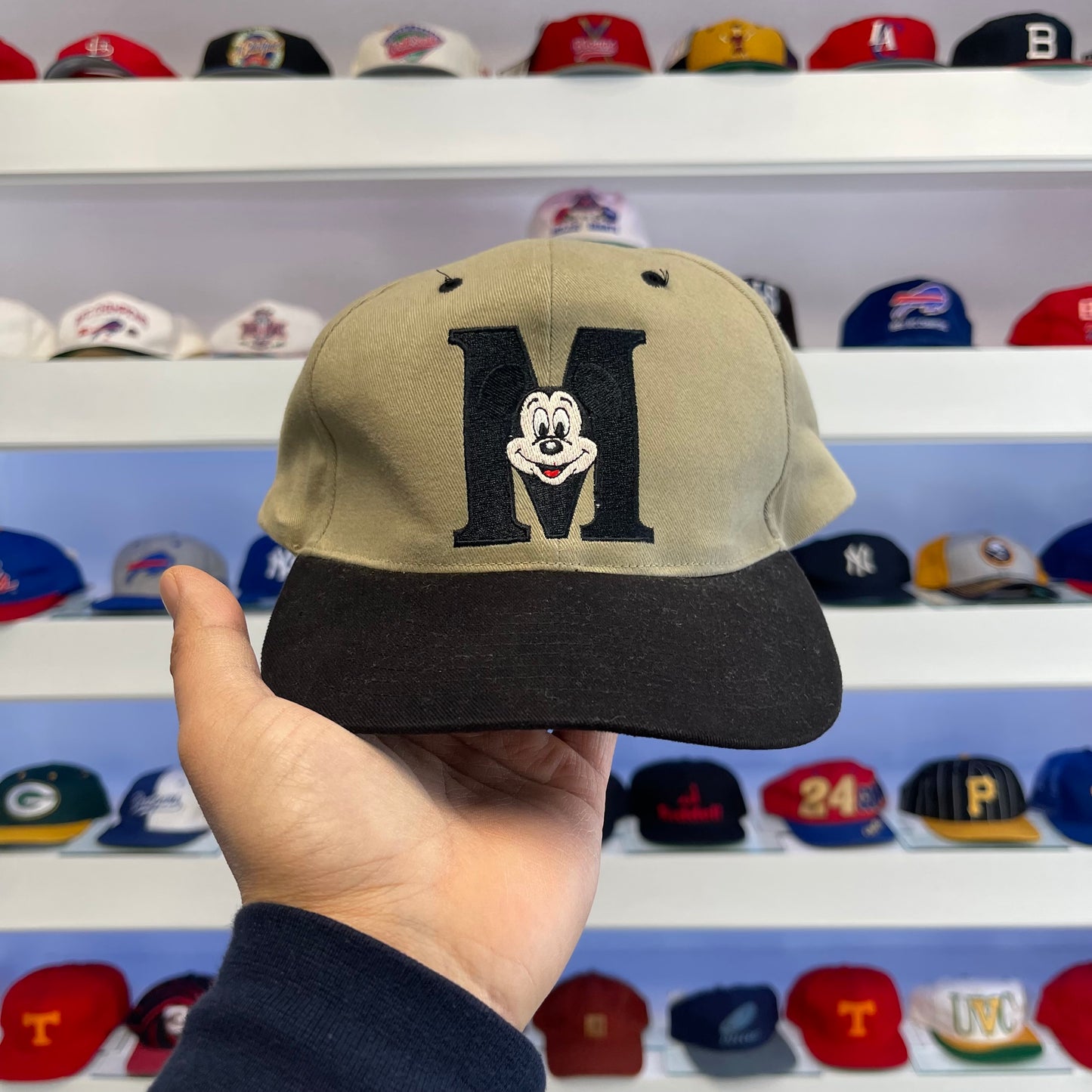 Vintage 1990s Mickey Mouse Twill Snap Back