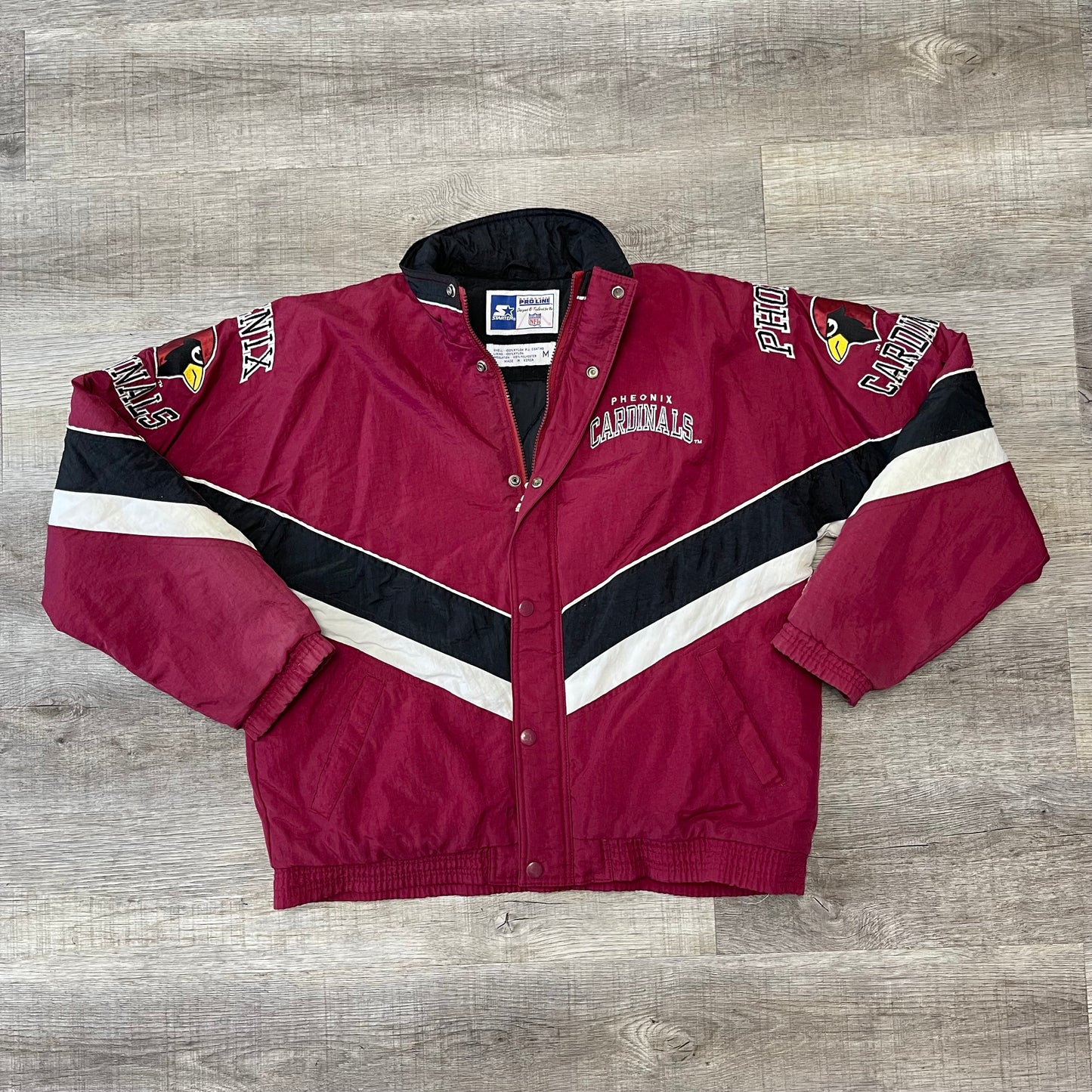 1990s Phoenix Cardinals Starter Jacket Size Medium