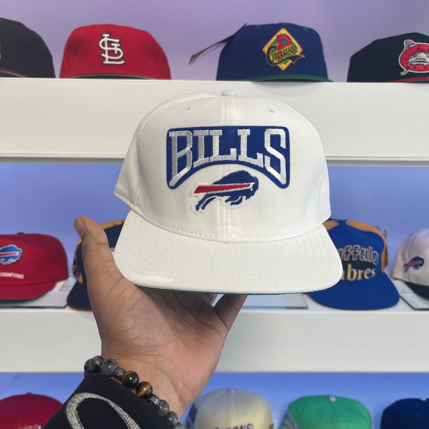 Vintage 1990s NFL Buffalo Bills Wool New Era Snap Back