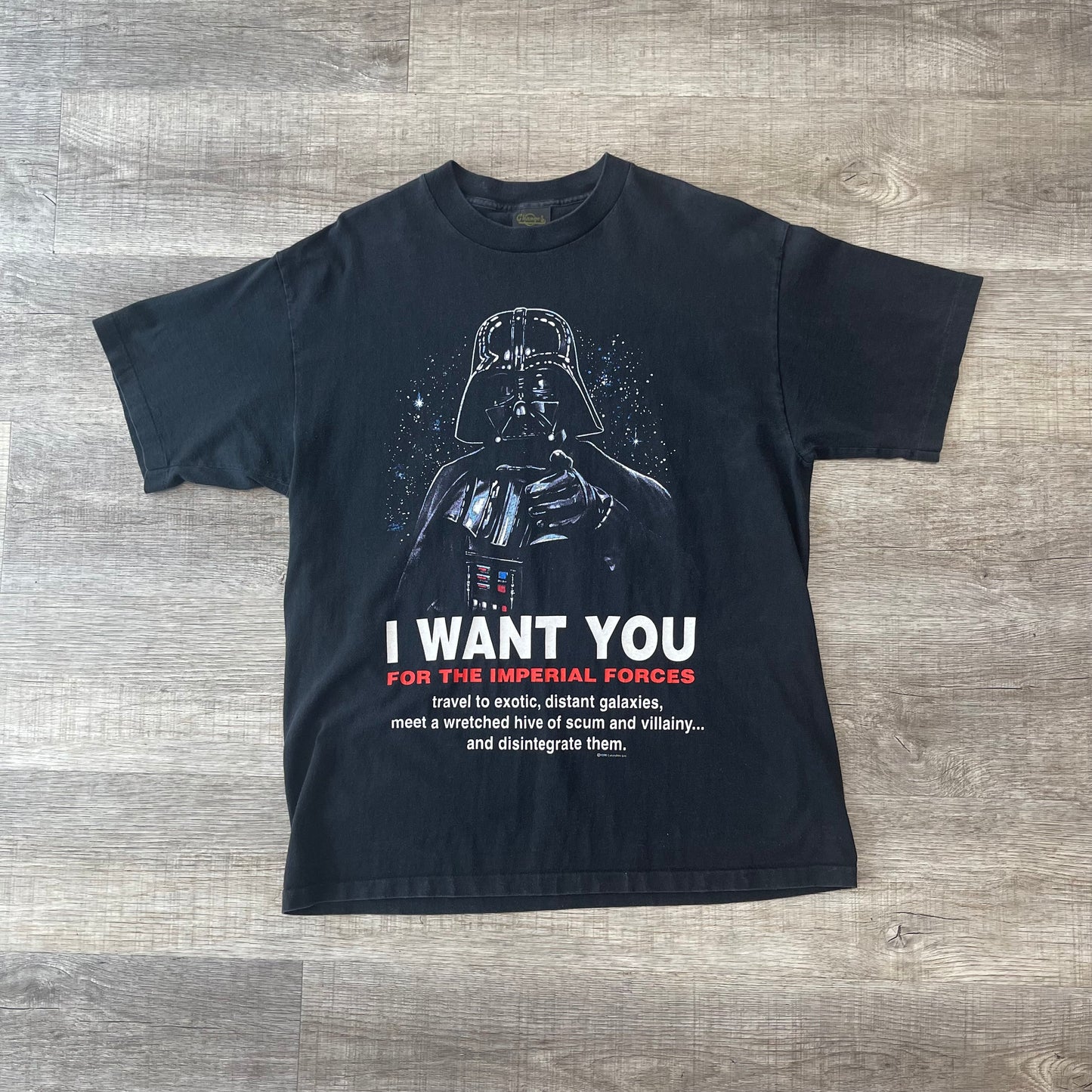 Vintage 1996 Darth Vader Star Wars T Shirt Size XL