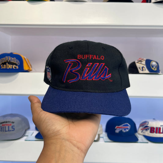 1990s Buffalo Bills Sports Specialties Script Wool Snap Back