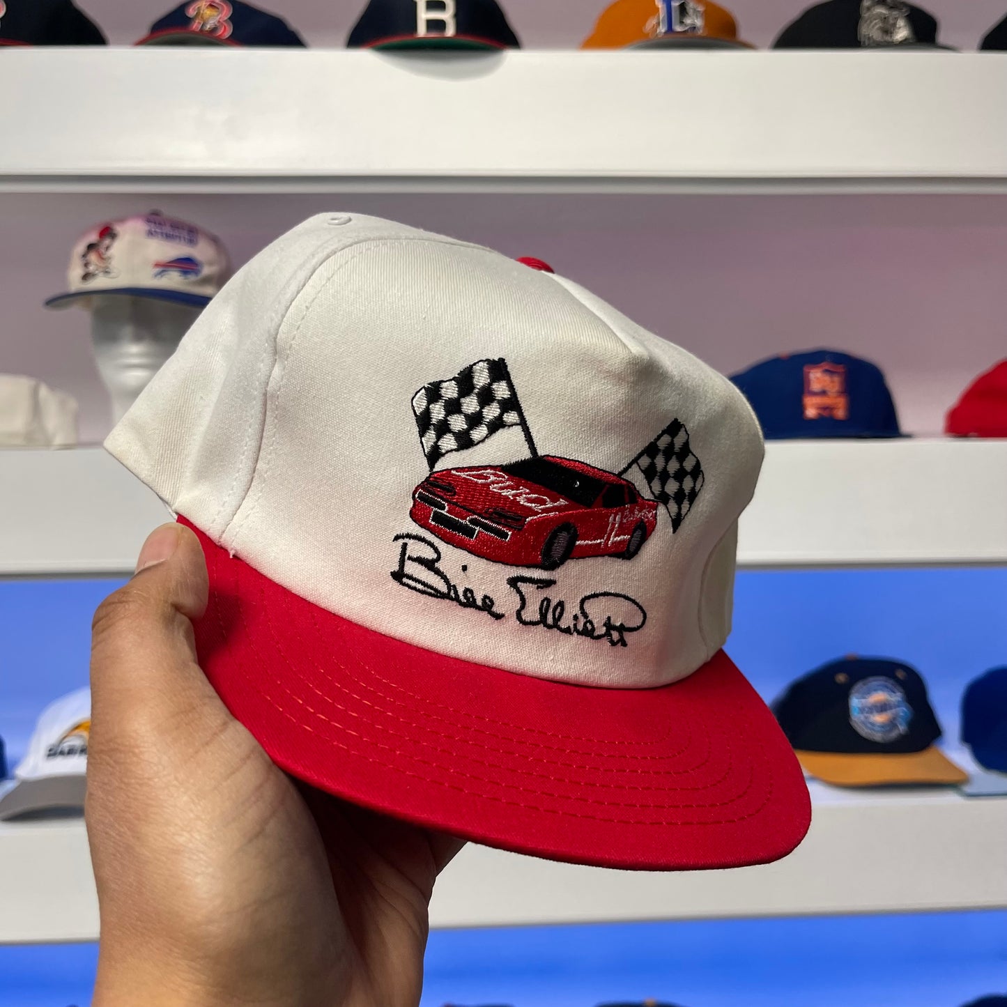 Vintage 1990s Bills Elliott NASCAR Snap Back
