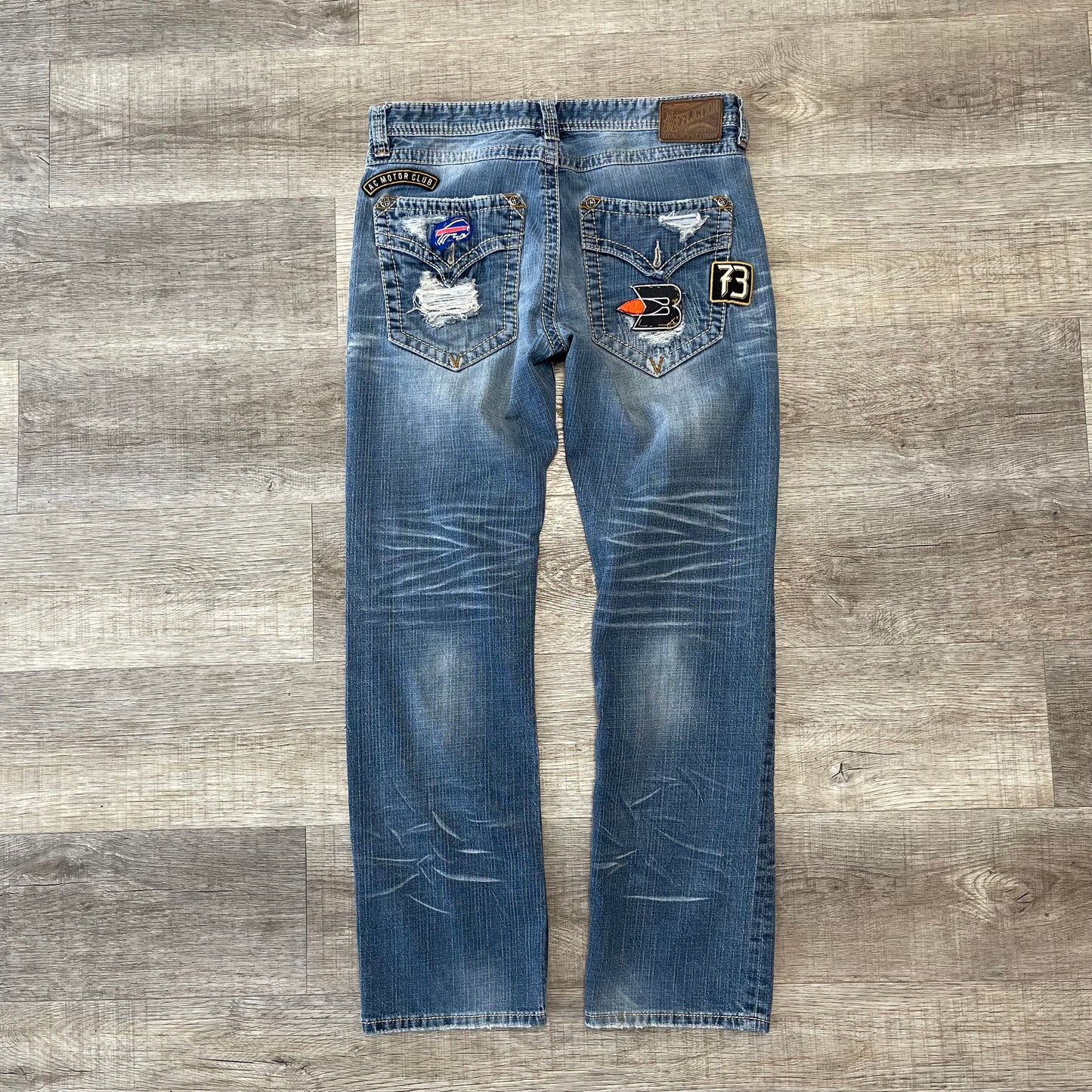 Vintage 2000s Custom Affliction Denim Jeans Size 32x41