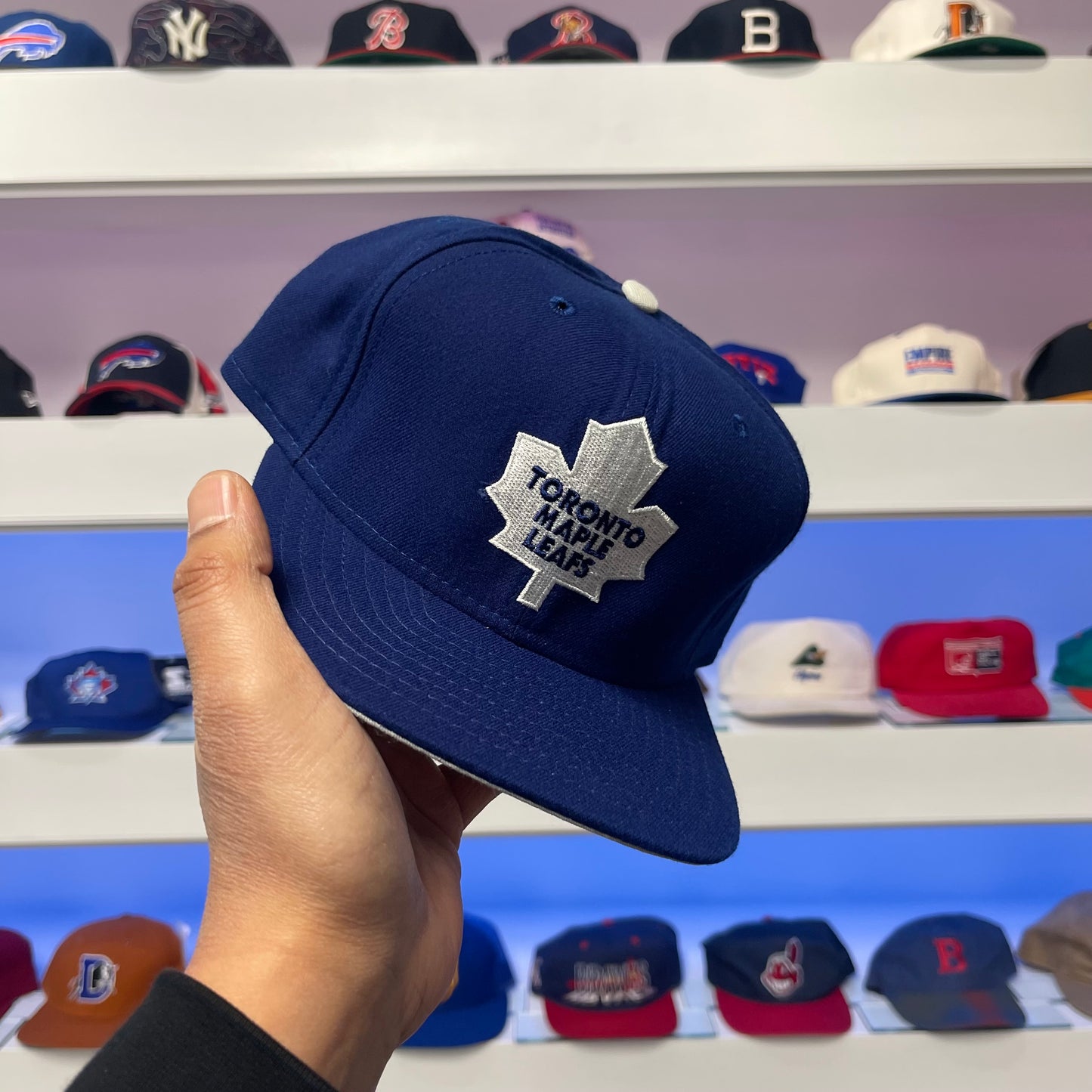 Vintage 1990s NHL Toronto Maple Leafs Wool Snap Back