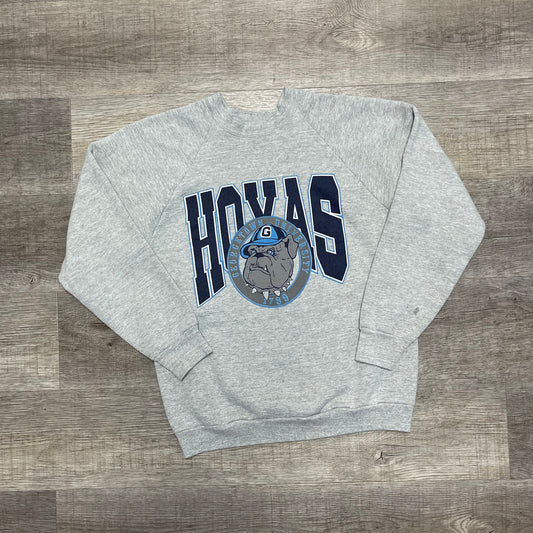 Vintage 1990s NCAA Georgetown Hoyas Sweatshirt Size Large
