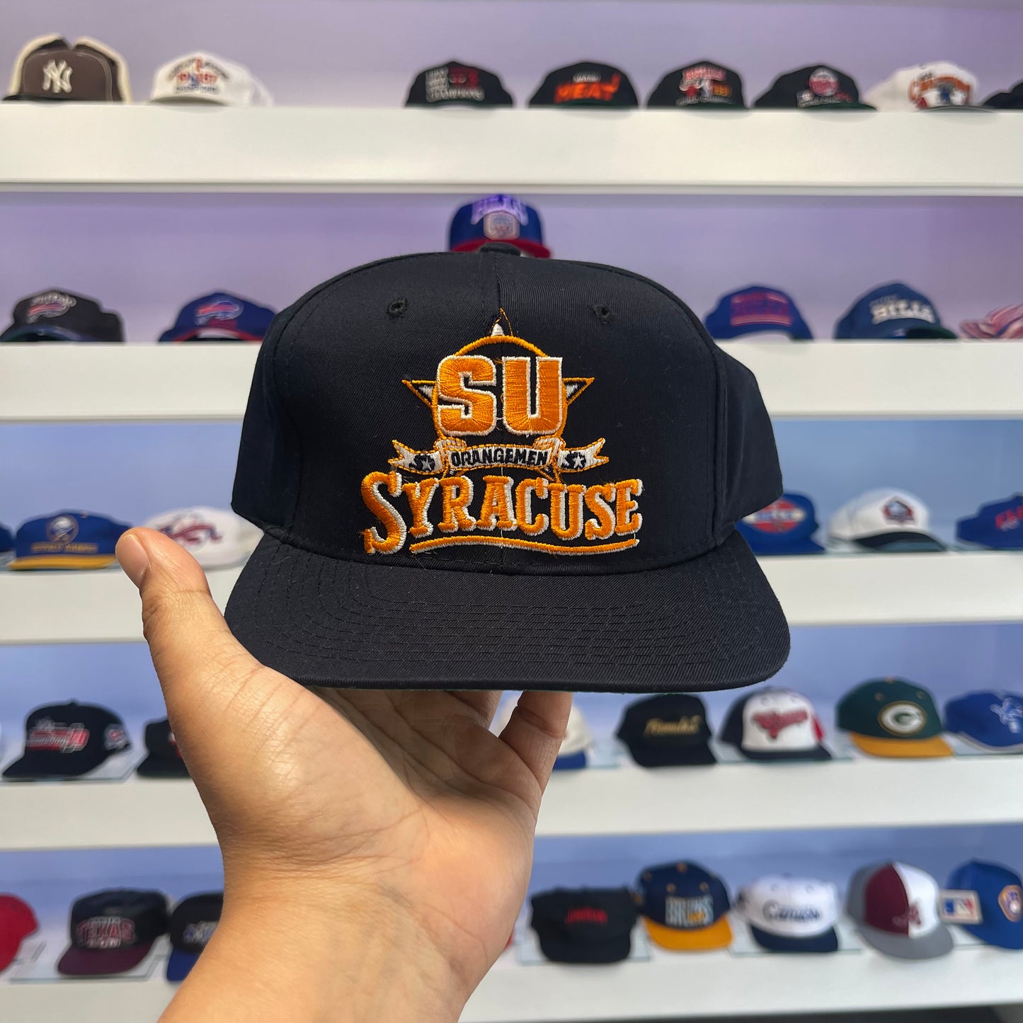 Vintage Syracuse Orangemen NCAA Starter Twill Snap Back