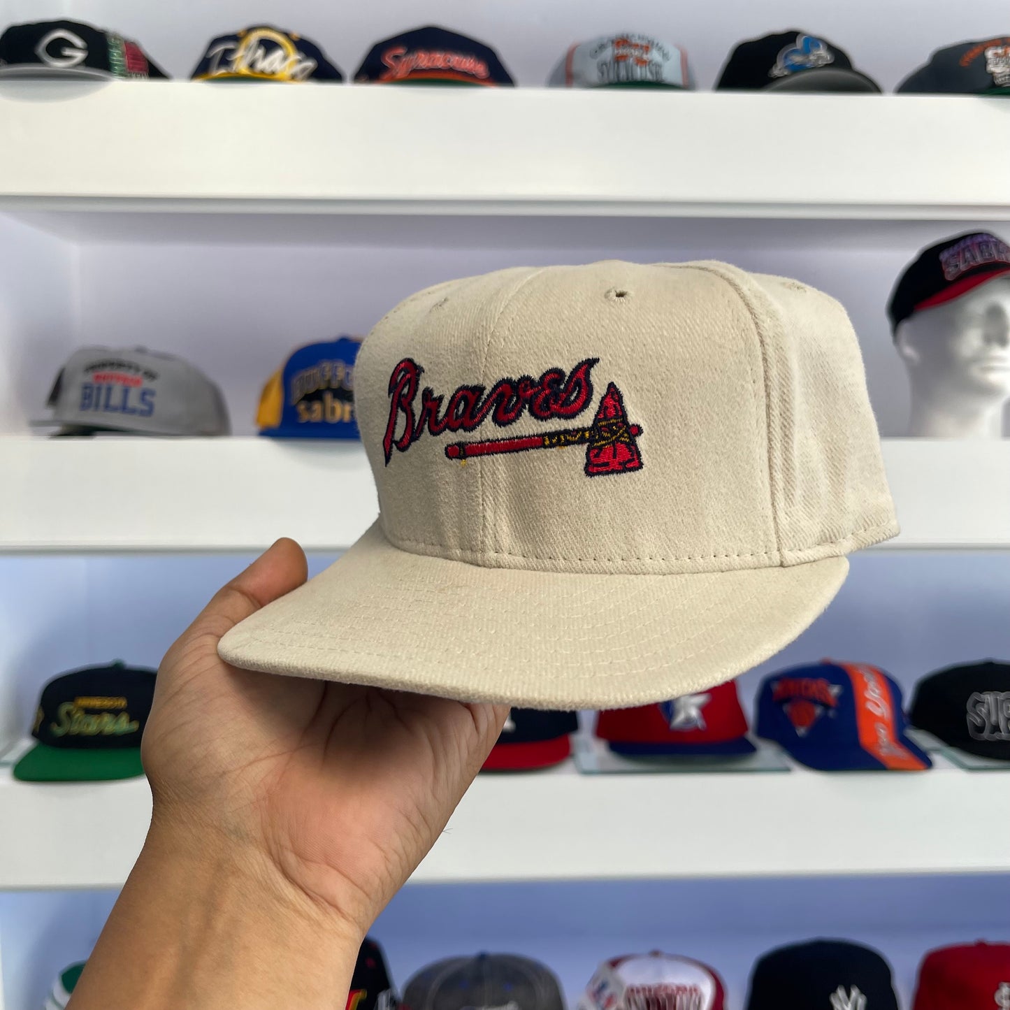 Vintage 1990s Atlanta Braves MLB Snap Back