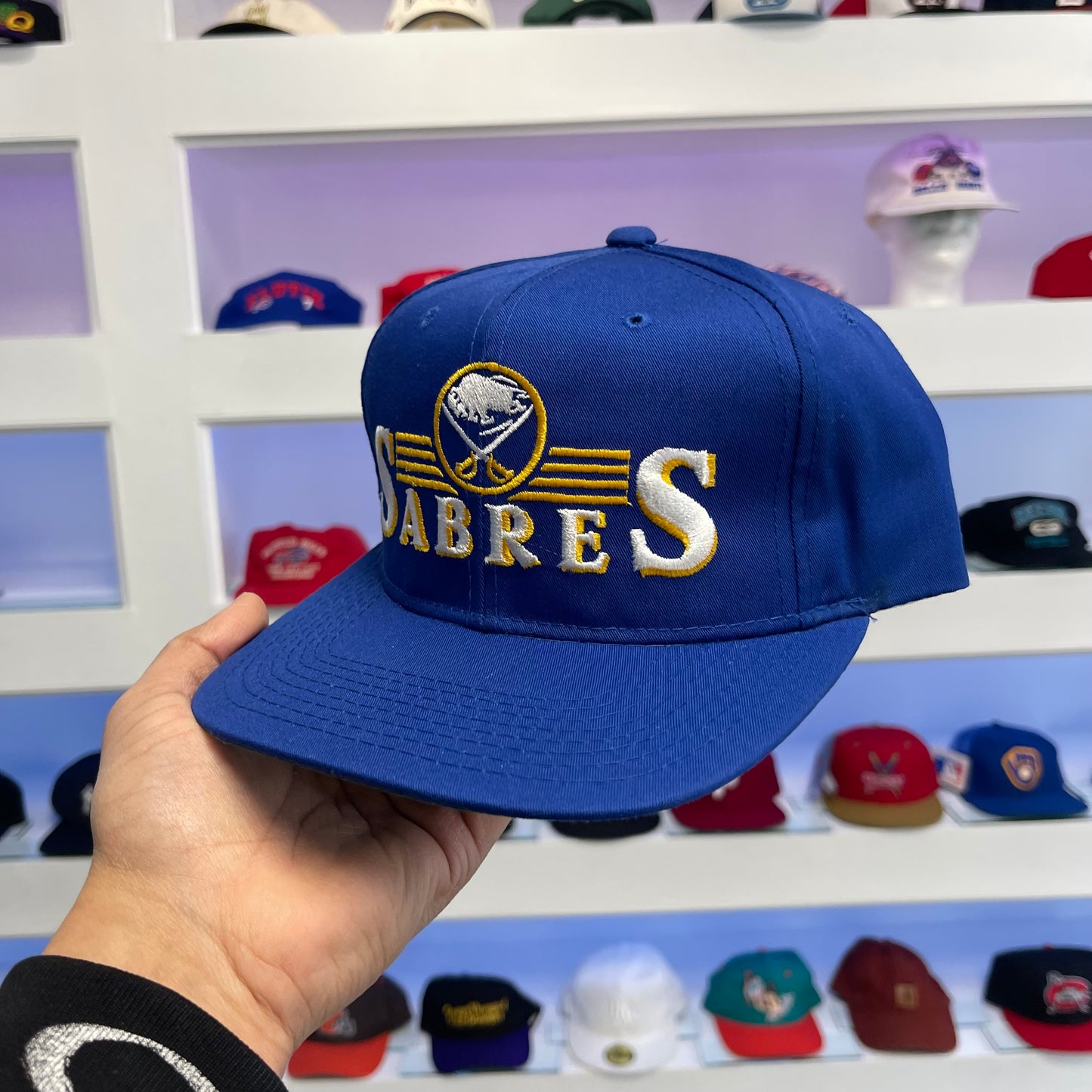 Vintage 1990s Buffalo Sabres Twill Snap Back