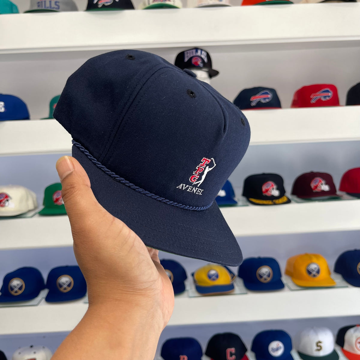 Vintage TPC Avenel Golf Rope Hat – Navy Blue