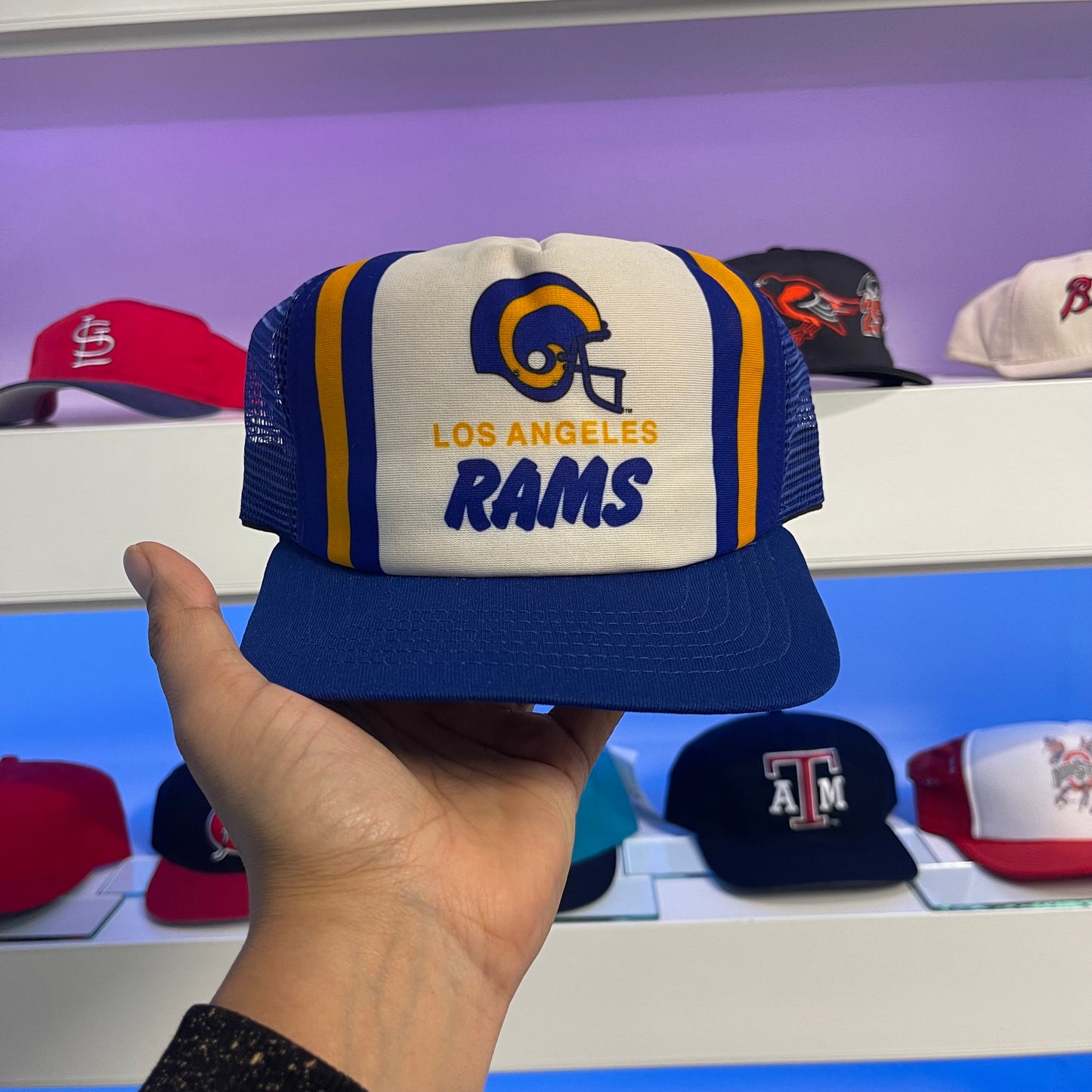 Vintage Los Angeles Rams Mesh Snap Back