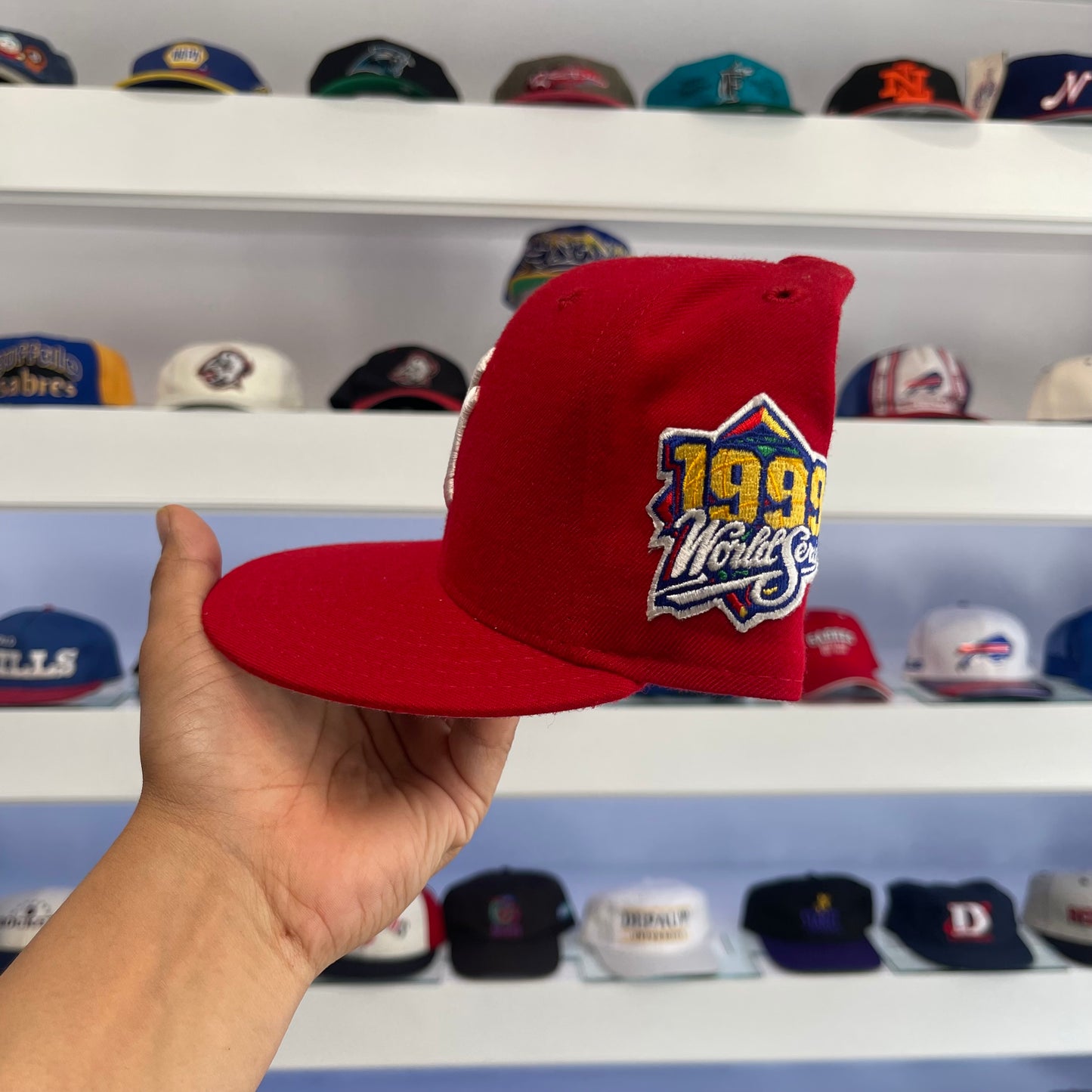 Vintage 1999 MLB New York Yankees World Series Fitted Size 7 1/2
