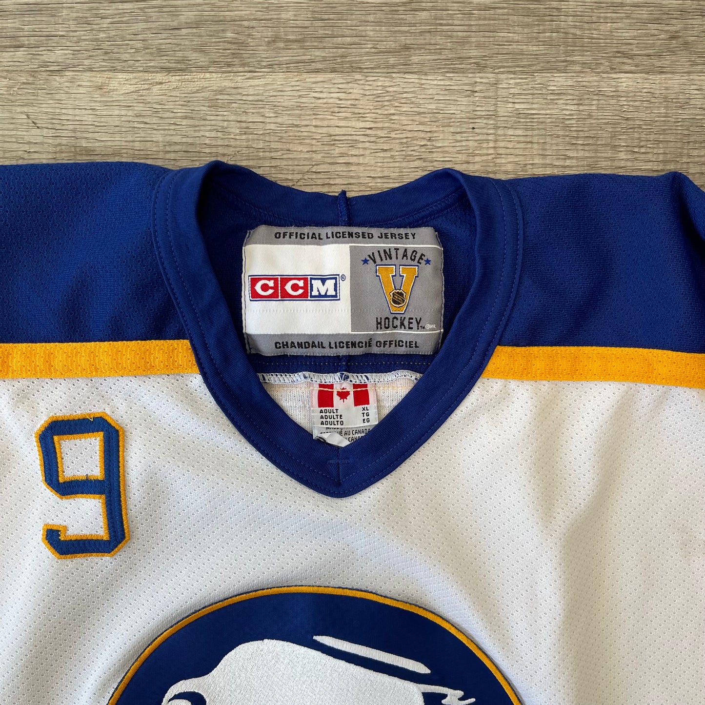 Vintage NHL Derek Roy Buffalo Sabres CCM Jersey Size XL