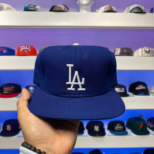 Vintage MLB Los Angeles Dodgers New Era Wool Fitted Size 7