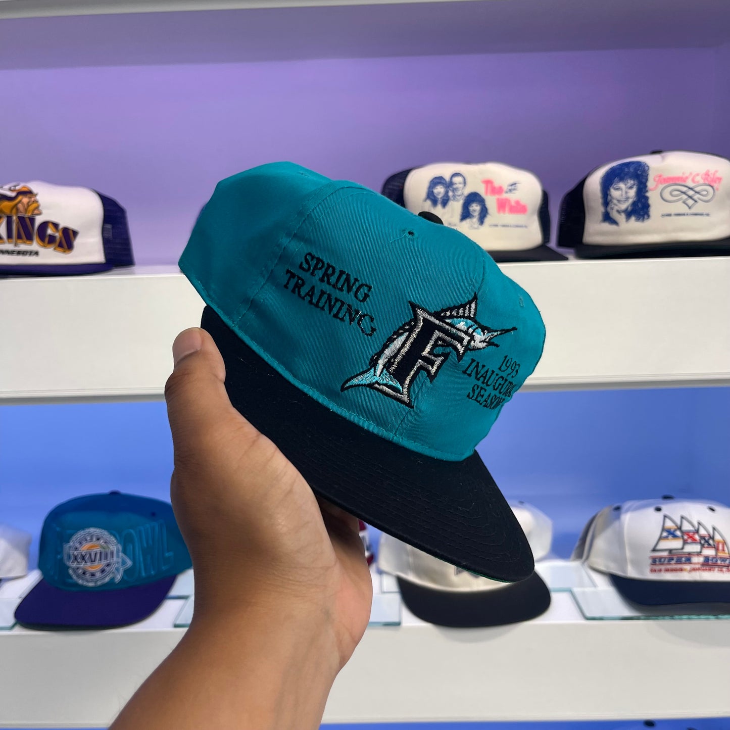 Vintage 1993 Florida Marlins Inaugural Season Snap Back