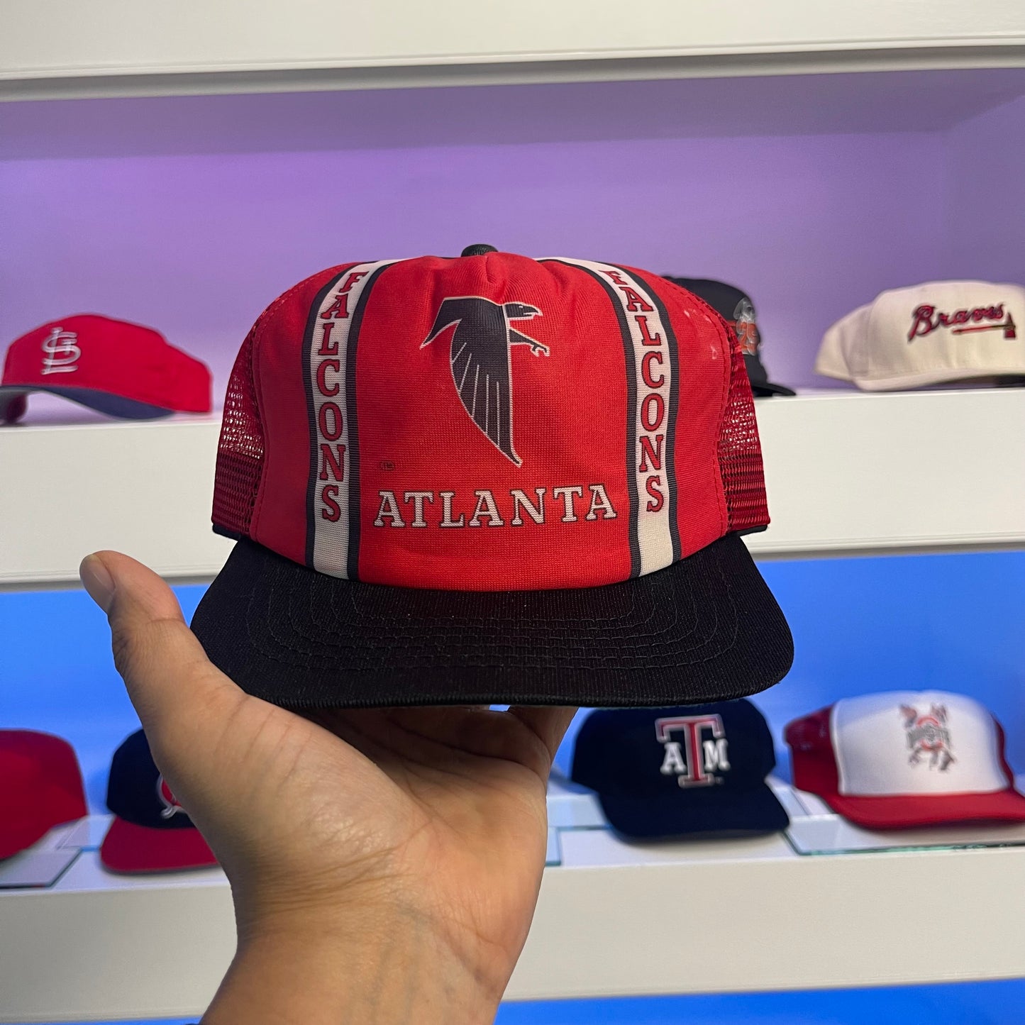 Vintage Atlanta Falcons Mesh Snap Back