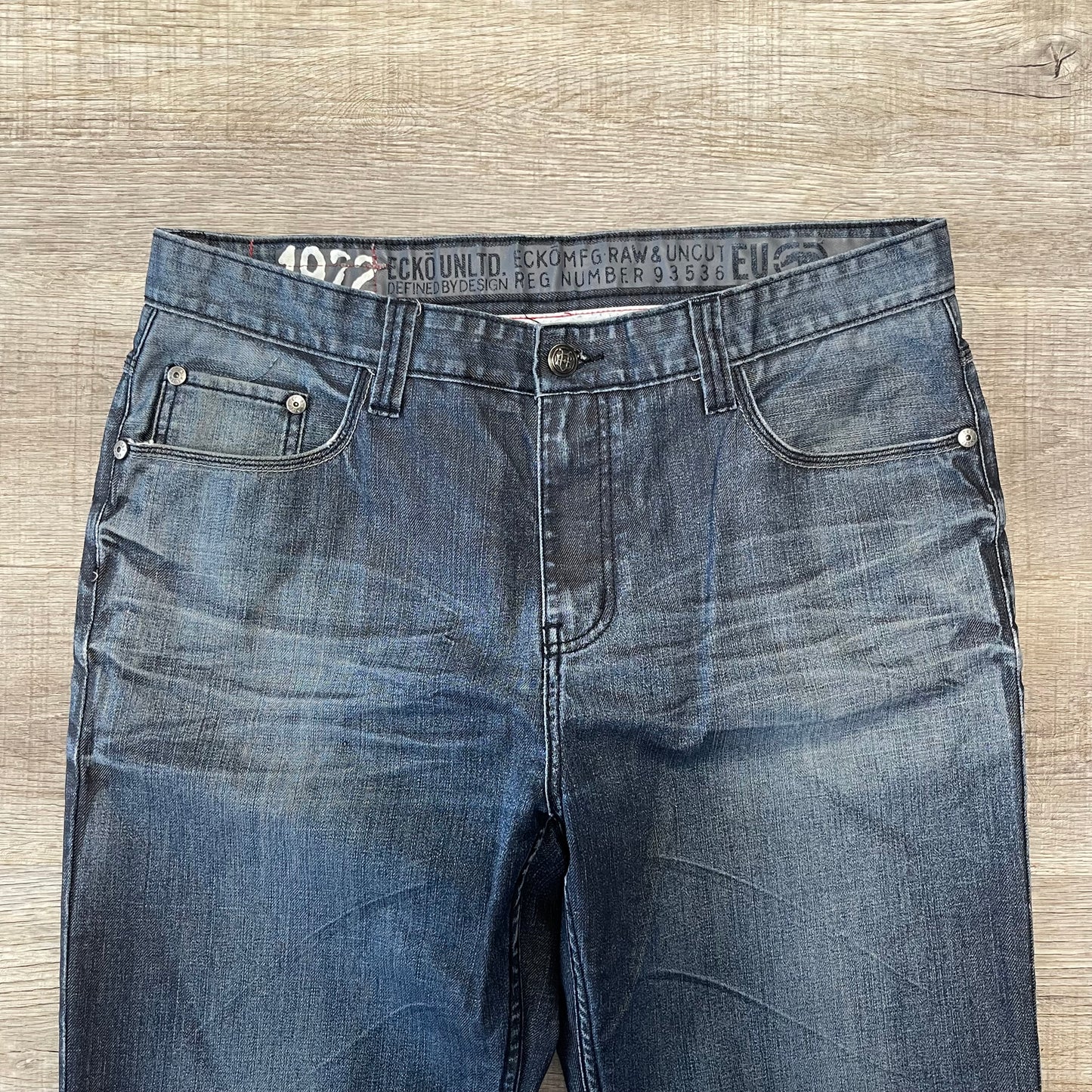 Vintage Y2K Ecko Unltd. Denim Blue Jeans Size 38x45