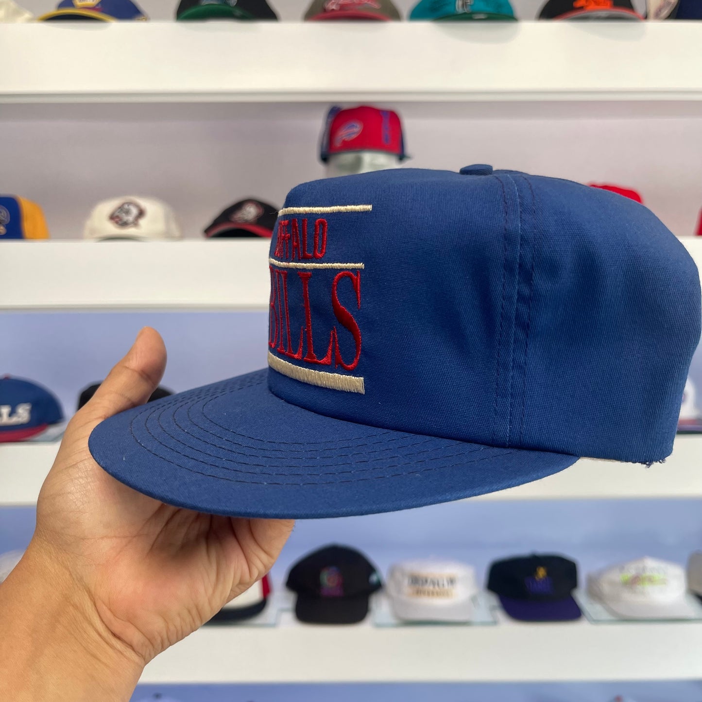 Vintage Buffalo Bills Split Bar Snap Back