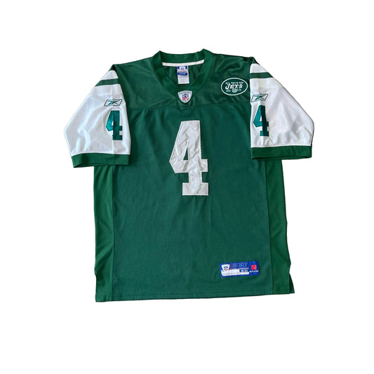 Vintage New York Jets Brett Favre #4 Reebok NFL Jersey - Size 48 (XL)