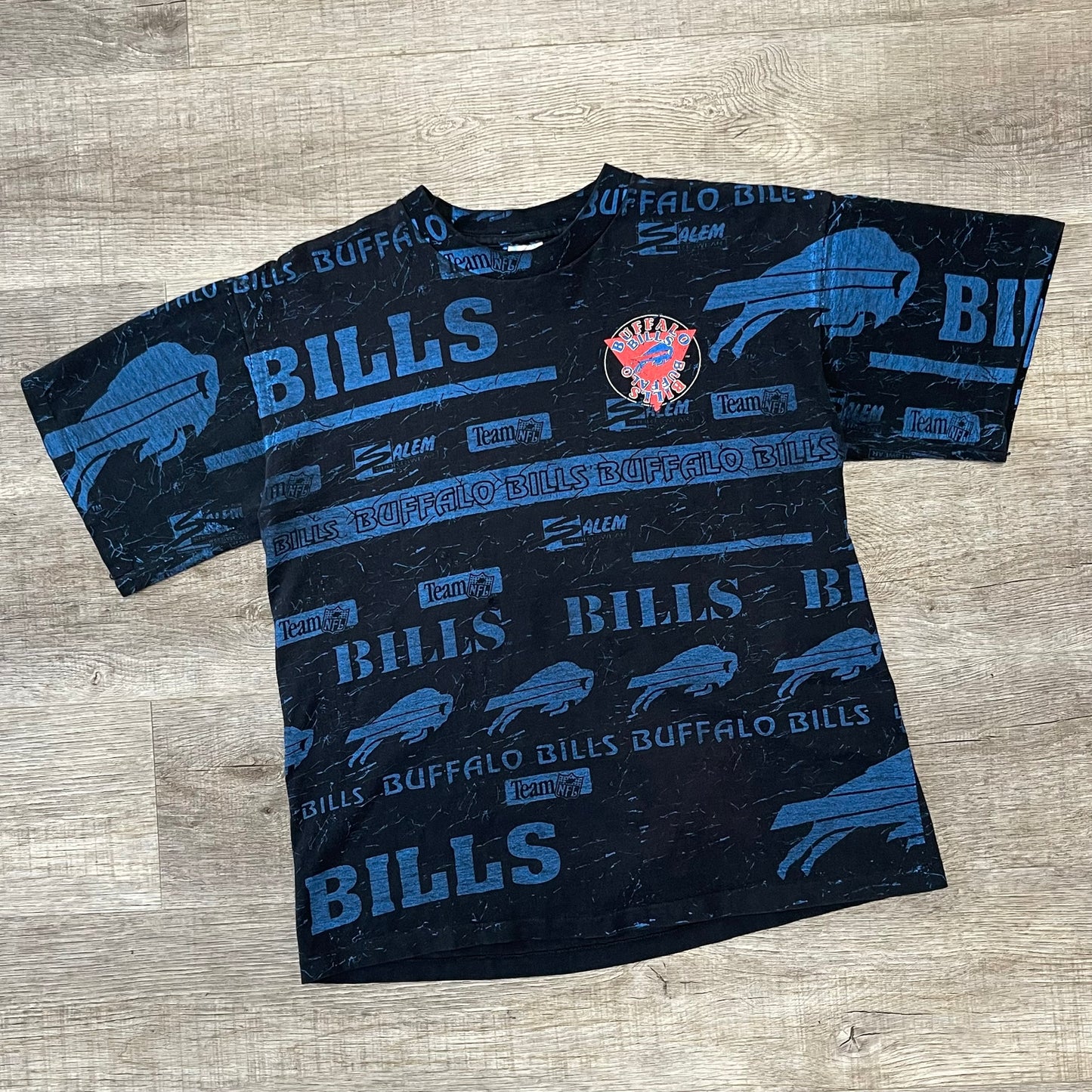 Vintage 1990s Buffalo Bills Salem AOP Size Large