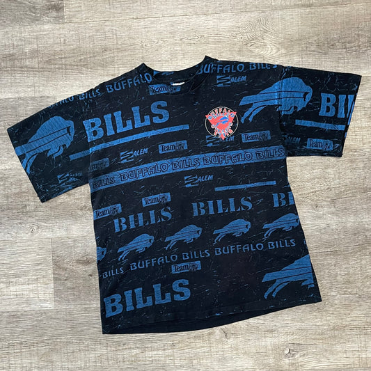 Vintage 1990s Buffalo Bills Salem AOP Size Large