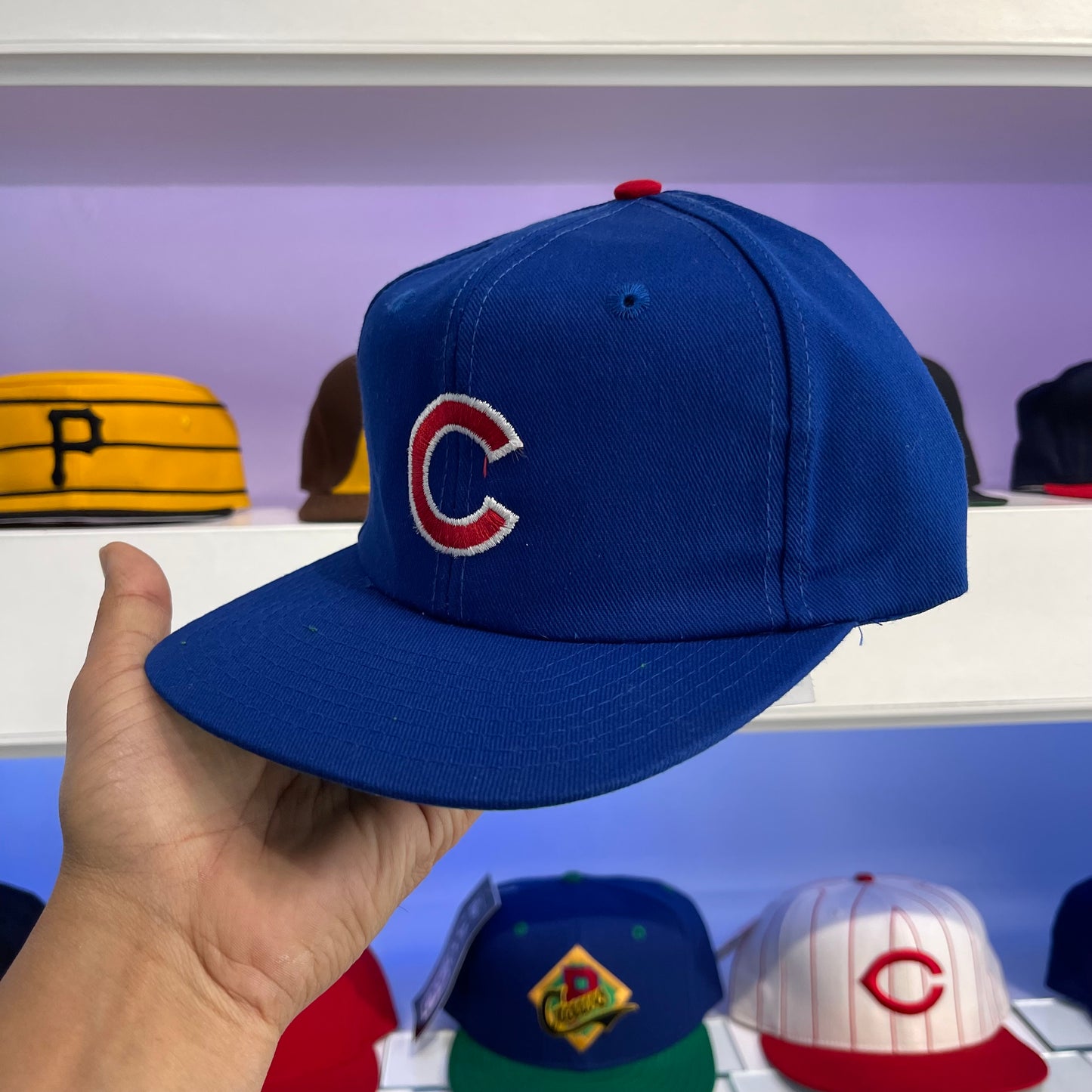 Vintage 90s MLB Chicago Cubs Twill Snap Back